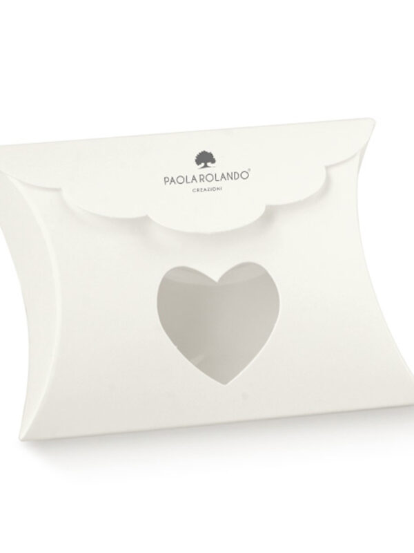 Box busta bianco 8x8,5x3 cm