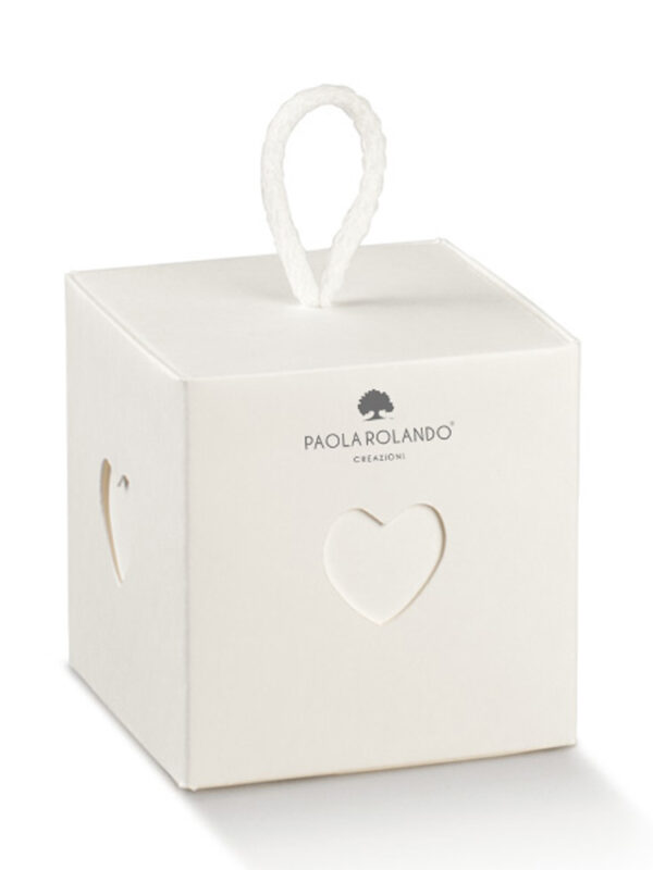 Box cubetto bianco 5x5x5 cm