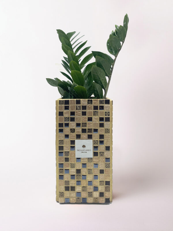 Vaso Bricks Gold/Brown