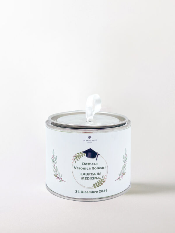 Vaso Tin Small Laurea "Girl"